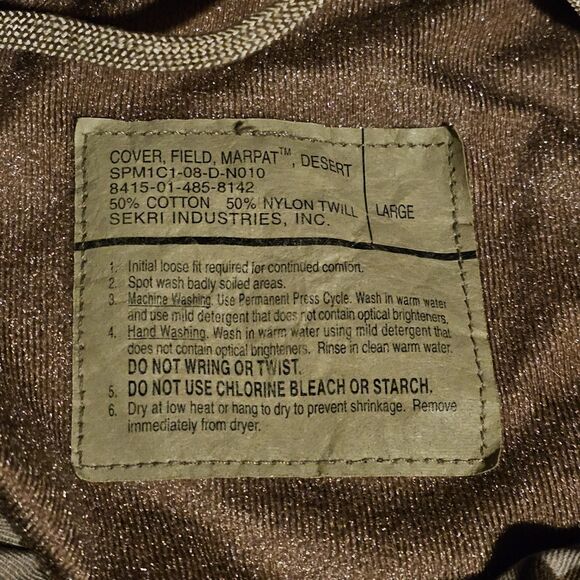 NEW USMC MCCUU Cover Field Desert MARPAT Combat Boonie Cover Size Medium - Picture 5 of 7